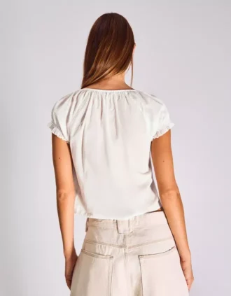 Blouse met korte mouwen – Overhemden en blouses