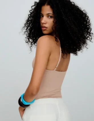 Bodysuit met ronde hals