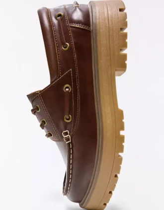 Bootschoen met dikke zool – nette schoenen