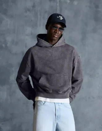 Boxy Fit Faded Hoodie – Sweatshirts en hoodies