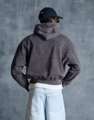 Boxy Fit Faded Hoodie – Sweatshirts en hoodies