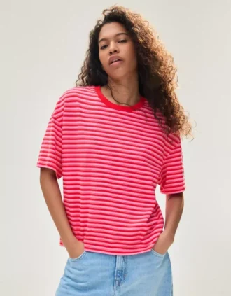 Boxy Fit gestreept T-shirt – T-shirts