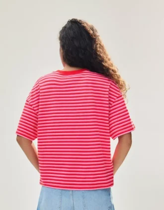 Boxy Fit gestreept T-shirt – T-shirts