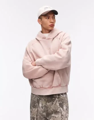 Boxy Fit-sweatshirt met capuchon – Sweatshirts en hoodies