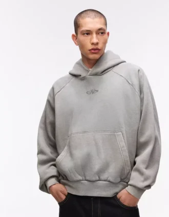 Boxy Fit-sweatshirt met capuchon – Sweatshirts en hoodies