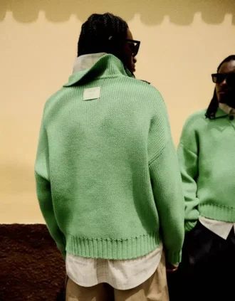 Boxy polo met kraag