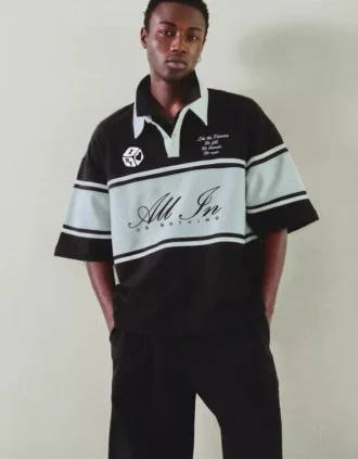 Boxy poloshirt met korte mouwen – T-shirts en poloshirts