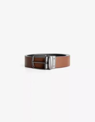 Brede omkeerbare Faux Leather riem – Accessoires
