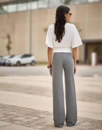 Broek met Wide Leg-pijpen