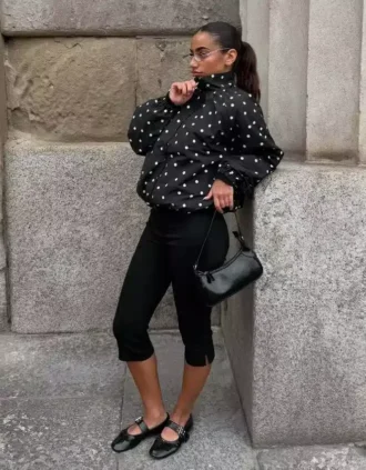 Capri-broeken met splitten aan de zijkanten – #Bershkastyle – Dames