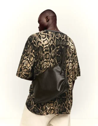Crossbodytas met gekreukt effect – Accessoires – Heren