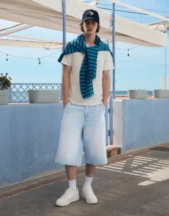 Denim skater-bermuda – Shorts en jorts