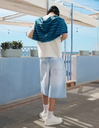 Denim skater-bermuda – Shorts en jorts