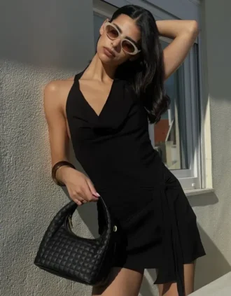 Drapante mini-jurk