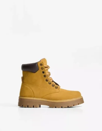Enkellaarsjes met gewatteerd detail – Schoenen – Heren