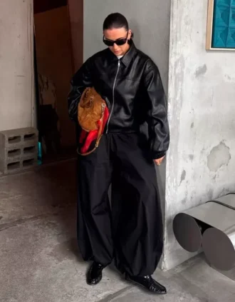 Faux Leather jas