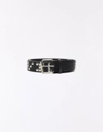 Faux Leather riem met studs – Accessoires – Heren