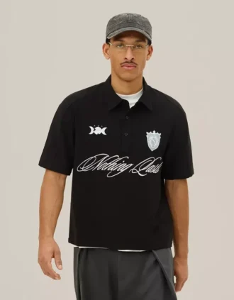 Geborduurd poloshirt met korte mouwen – Overhemden