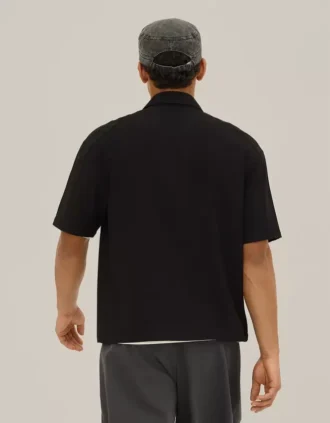 Geborduurd poloshirt met korte mouwen – Overhemden