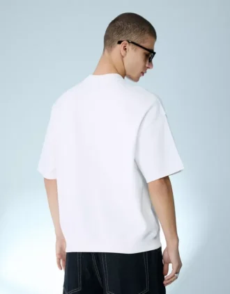 Geribbeld T-shirt met korte mouwen – T-shirts en Polo’s
