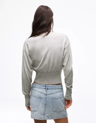 Gestreepte coltrui met knopen – Pullovers en vesten