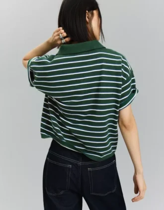 Gestreepte trui met polokraag – Tops en bodysuits