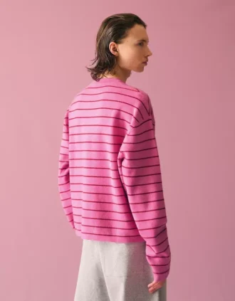 Gestreepte trui met ronde hals – Pullovers en vesten – Heren
