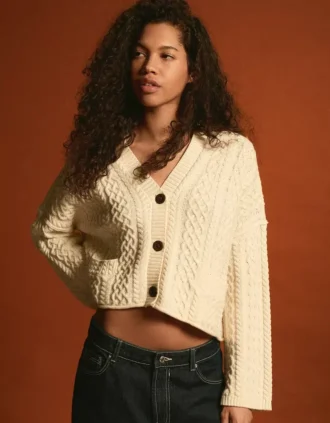 Gevlochten rustiek vest – Pullovers en vesten