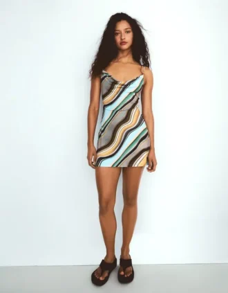 Halter-minijurk