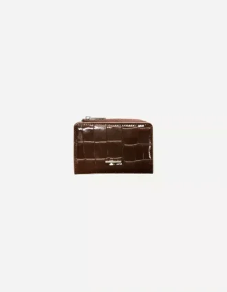 Handtas met reliëf en imitatielakafwerking met dierenprint – Accessoires