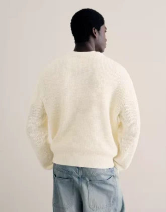 Henley-trui met print – Pullovers en vesten