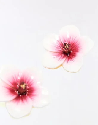 Hibiscus-oorbellen