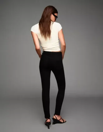 Hoge, zachte Skinny Jeans – Broeken