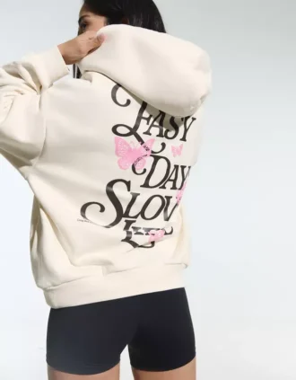 Hoodie met print