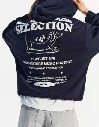 Hoodie met print