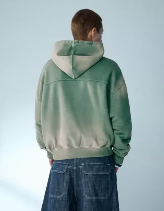 Hoodie met vervaagde look en boxy Fit-pasvorm – Sweatshirts en hoodies – Heren