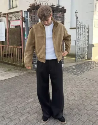 Imitatiesuède jas