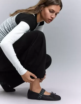 Kantballerina’s – Platte schoenen