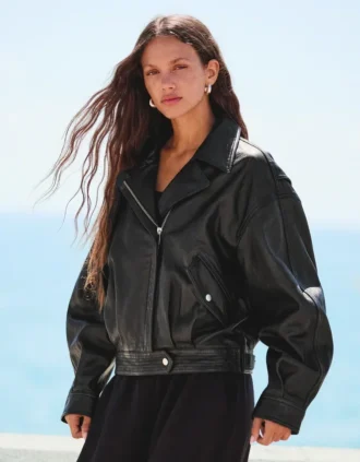 Leather motorjack – Jassen en trenchcoats