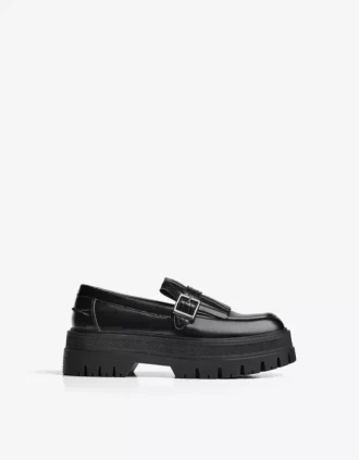 Loafer met dikke zool en gesp – nette schoenen