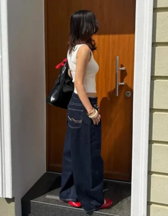Low-rise slouchy Jeans