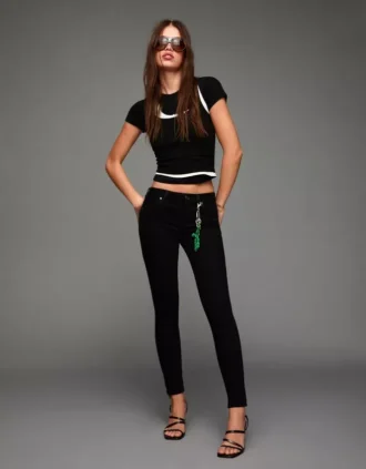 Mid-rise push-up Skinny Jeans – Broeken