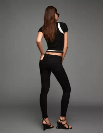 Mid-rise push-up Skinny Jeans – Broeken