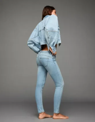 Mid-rise push-up Skinny Jeans – Broeken