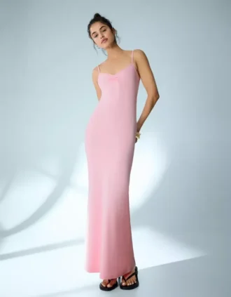Midi-jurk met bandjes en plooien – Jurken en jumpsuits