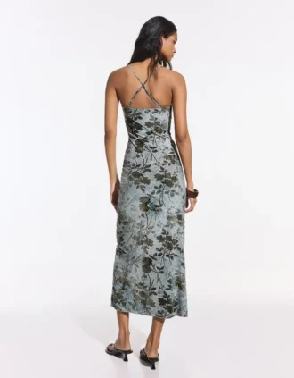 Midi-jurk met print