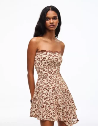 Off-The-Shoulder mini-jurk