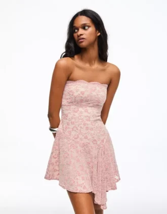 Off-The-Shoulder mini-jurk