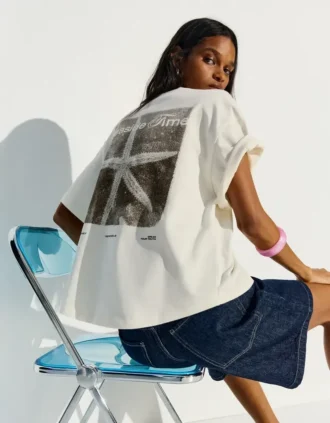 Oversize T-shirt met print