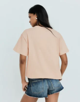 Oversize T-shirt met print Tyla – Dames
